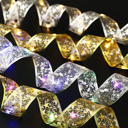 💥Hot Sale 49% Off💥Christmas Ribbon Fairy Lights