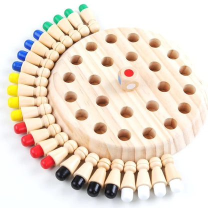 😍Wooden Memory Match Stick Chess