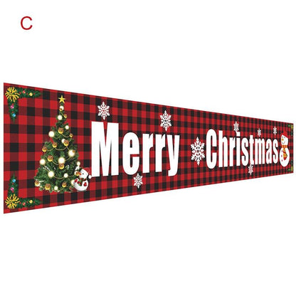 🔥Last Day 49% OFF NOW🎄Christmas Outdoor Banner Flag Pulling