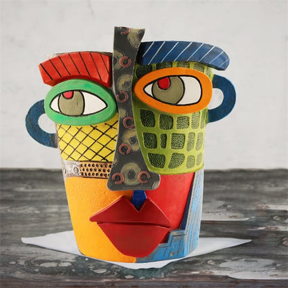 🔥Last Day 49% OFF😍Handmade Picasso Brutalist Abstract Beauty Face Flower Pot💥FREE SHIPPING TODAY!