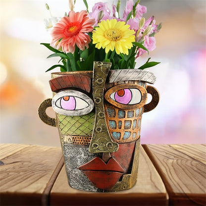 🔥Last Day 49% OFF😍Handmade Picasso Brutalist Abstract Beauty Face Flower Pot💥FREE SHIPPING TODAY!
