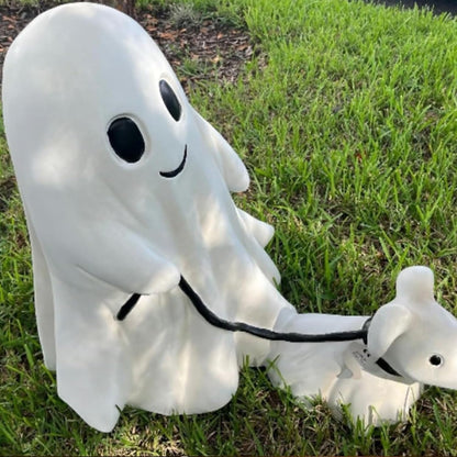 🎁Last Day 49% OFF -Halloween Ghost Walking Dog Statue2024✨🔥👻