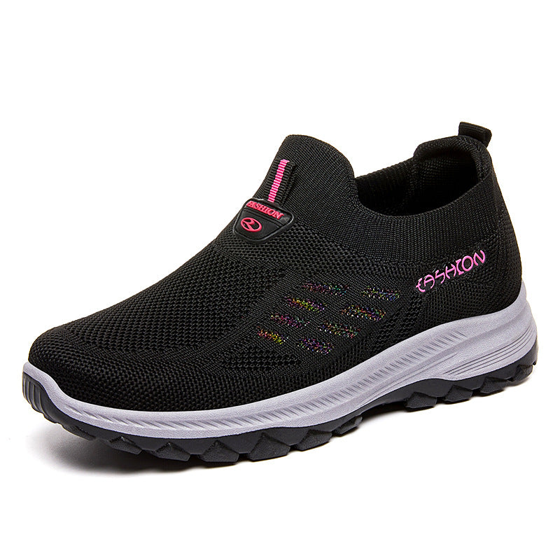 Breathable Lightweight Fly Woven Running Shoes