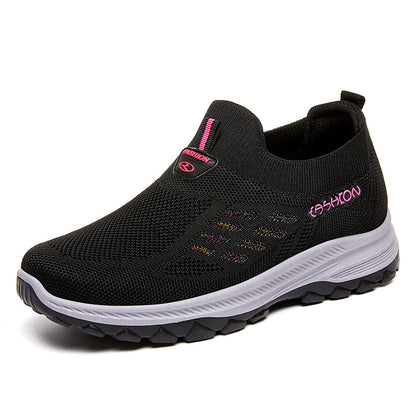 Breathable Lightweight Fly Woven Running Shoes