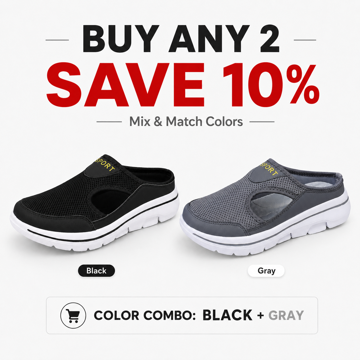 MEN'S  COMFORT BREATHABLE SUPPORT SPORTS SANDALS