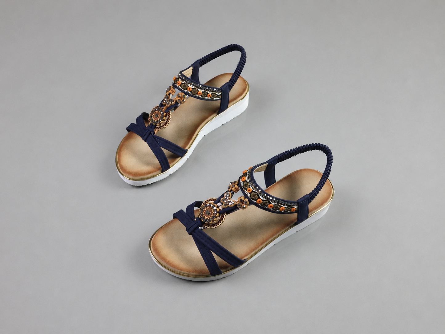 2026 Bohemian Ethnic Thick-Soled Sandals for Women