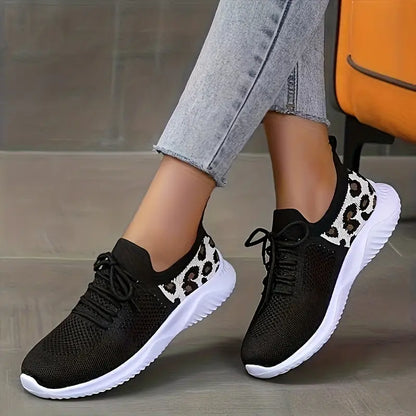 Women's Leopard Print Sports Shoes