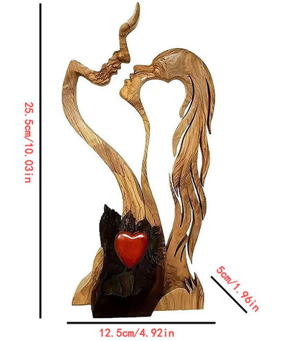 ⏰Last Day Special Sale 49% OFF💕Romantic Wooden Statues Of Loved Ones🎉