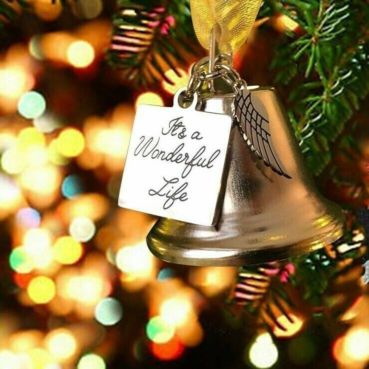 🎄Memorial Ornaments Angel Wings Bell