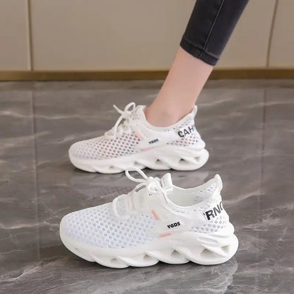 Women's Breathable Mesh Sneakers - Lightweight Athletic & Casual Shoes with EVA Sole