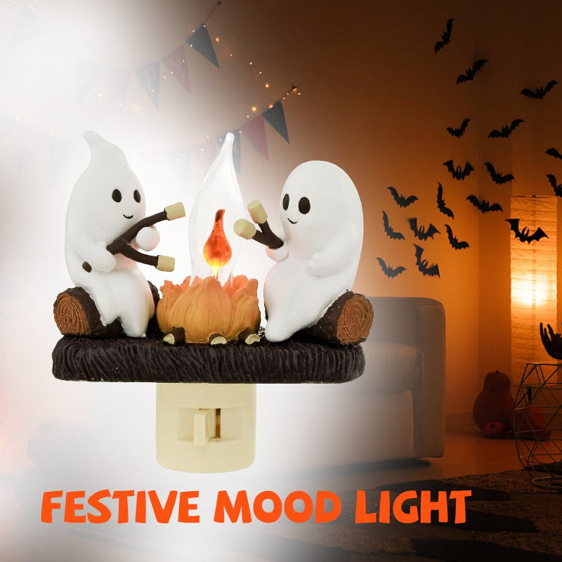 2025 Ghost Campfire Flickering Nightlight✨🔥👻