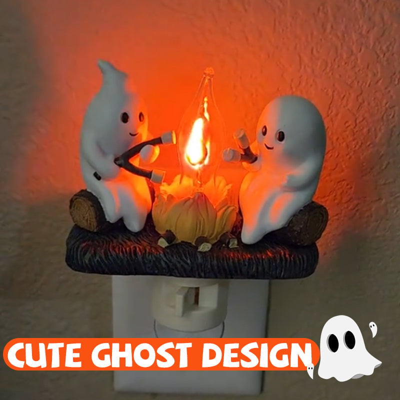 2025 Ghost Campfire Flickering Nightlight✨🔥👻