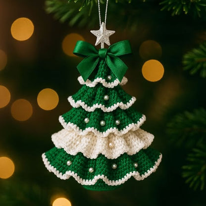 🎅🔥Last Day Promotion 49% OFF🎄 DIY Crochet Christmas Tree Kit – Create Your Own Holiday Magic