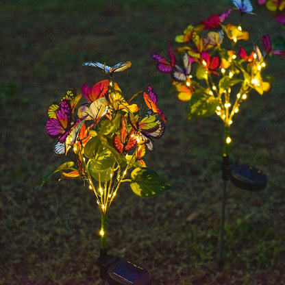 🙌LAST DAY 49% Off😍Solar Outdoor Butterfly Lights🦋💐