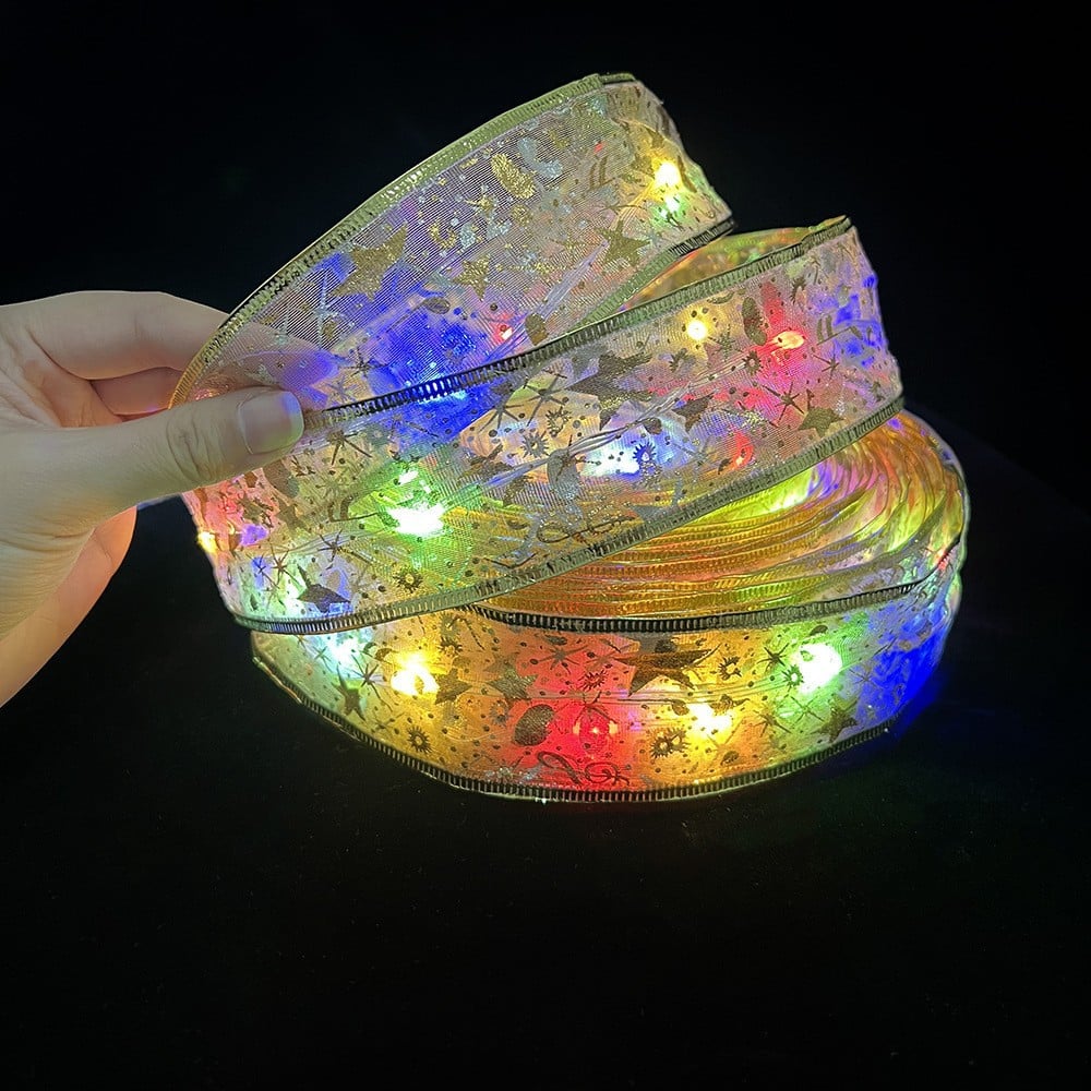 💥Hot Sale 49% Off💥Christmas Ribbon Fairy Lights