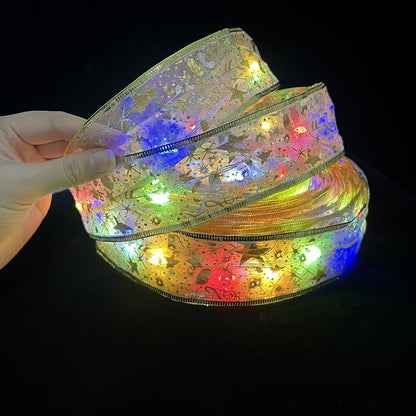 💥Hot Sale 49% Off💥Christmas Ribbon Fairy Lights