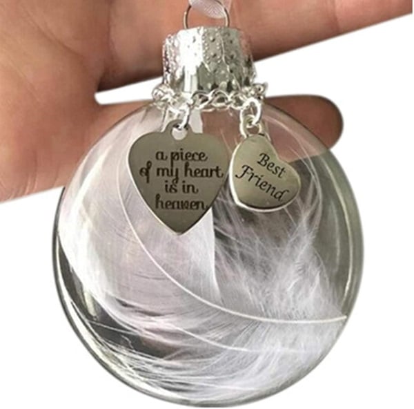 🔥A Piece of My Heart Is In Heaven Memorial Ornament