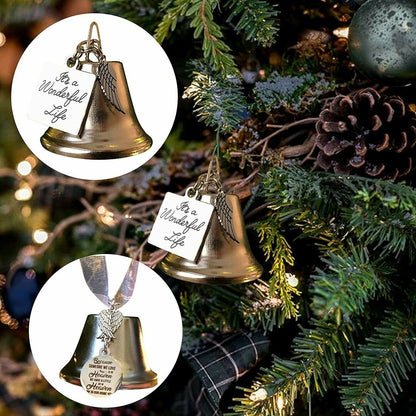🎄Memorial Ornaments Angel Wings Bell