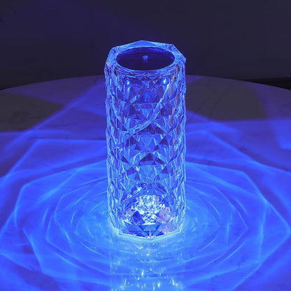 🔥Hot sale 49% off💡16 Colors Rose Rays Crystal Diamond Table Lamp🌹