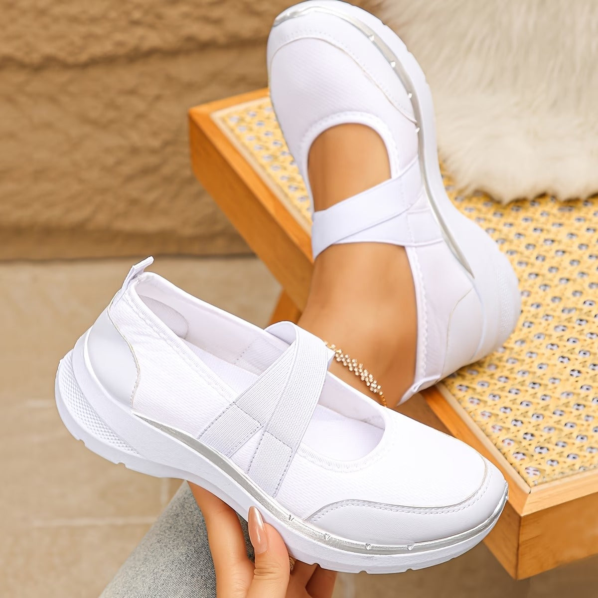 Women's Comfortable Wedge Sneakers