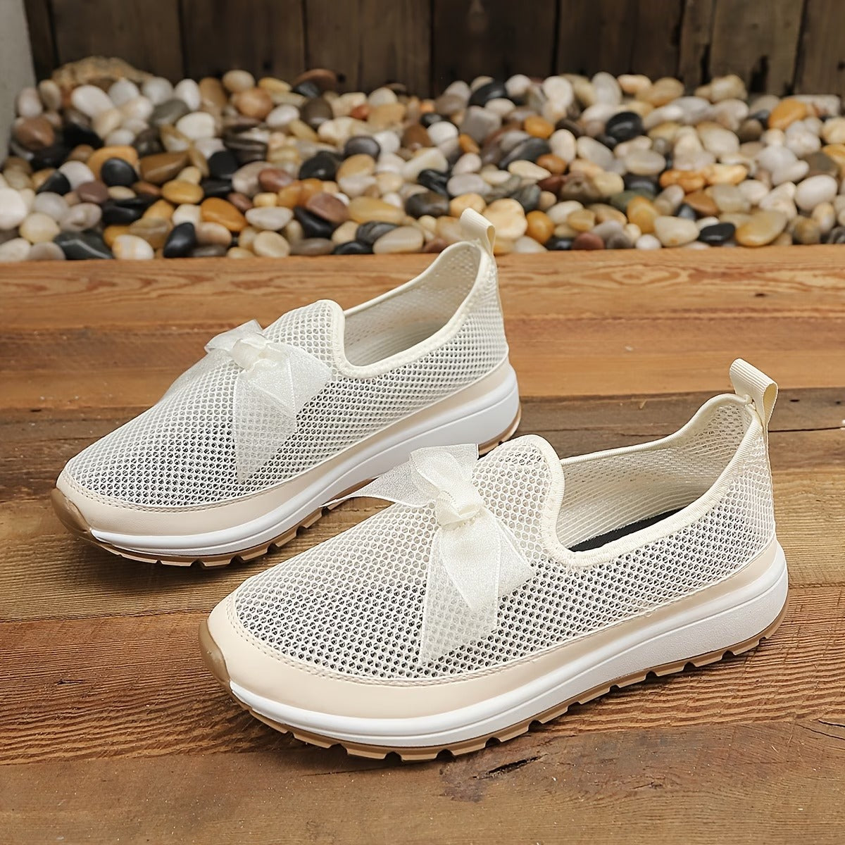 Women's Breathable Mesh Slip-On Lightweight Travel Shoes