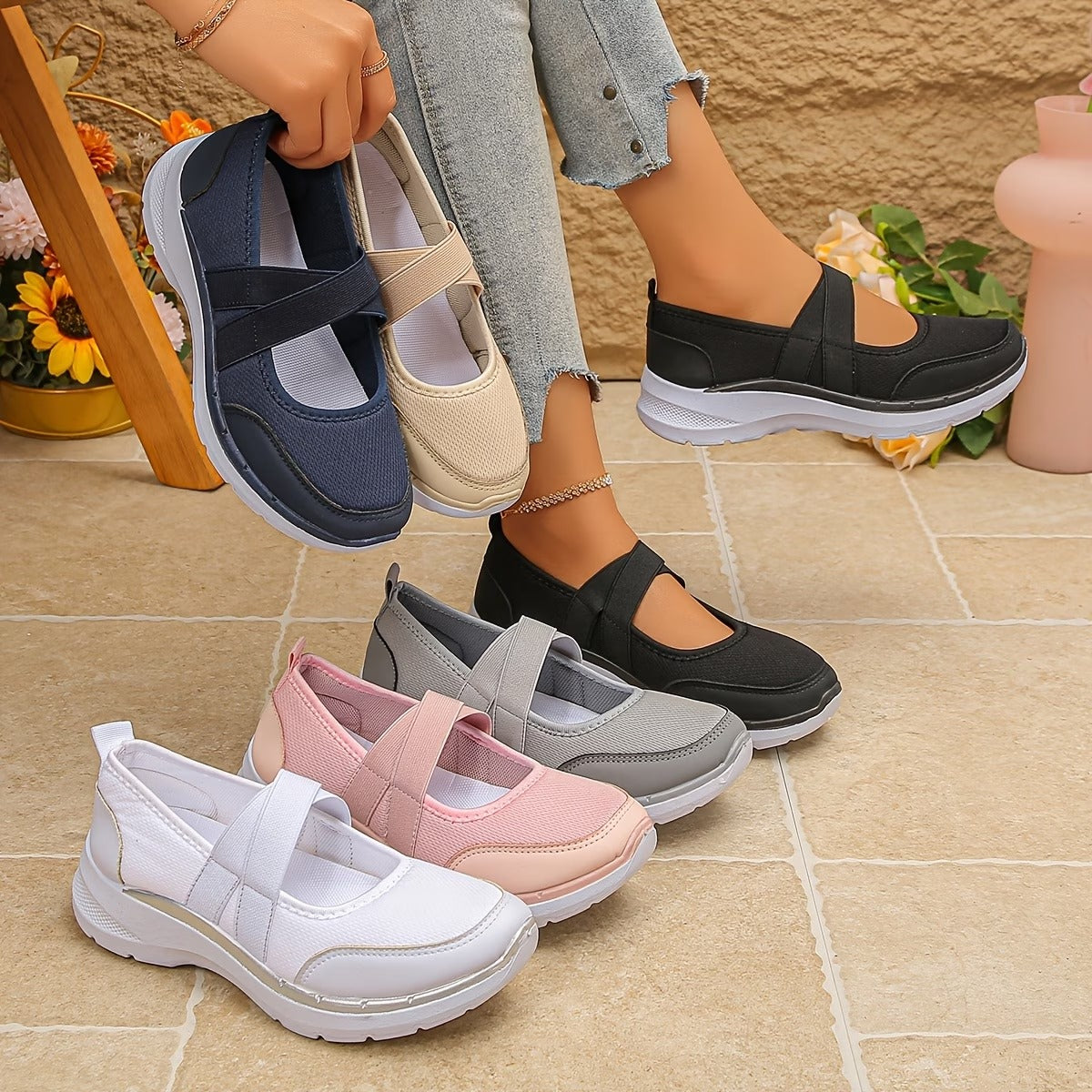 Women's Comfortable Wedge Sneakers