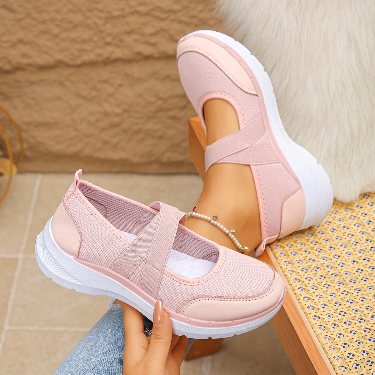 Women's Comfortable Wedge Sneakers